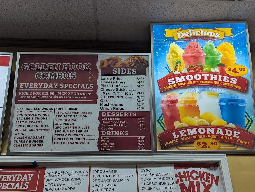 Golden Hook Fish & Chicken 7. Steak Sub