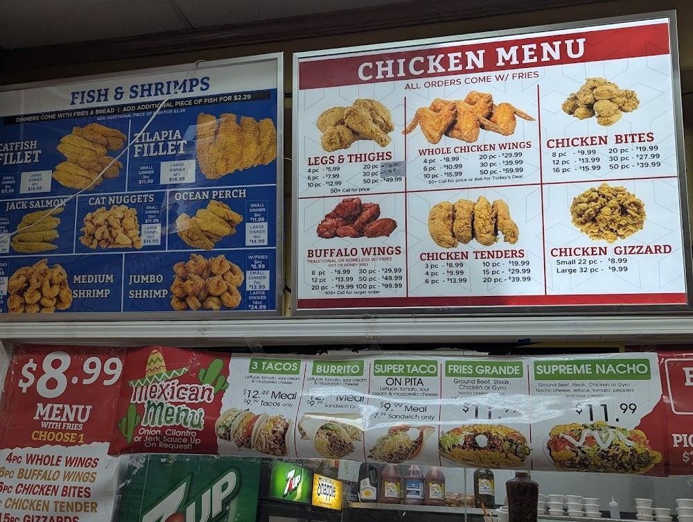 Golden Hook Fish & Chicken Menu image 4